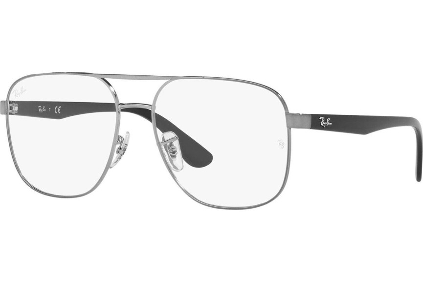 Ochelari Ray-Ban RX6476I 2502 Pătrați Argintii