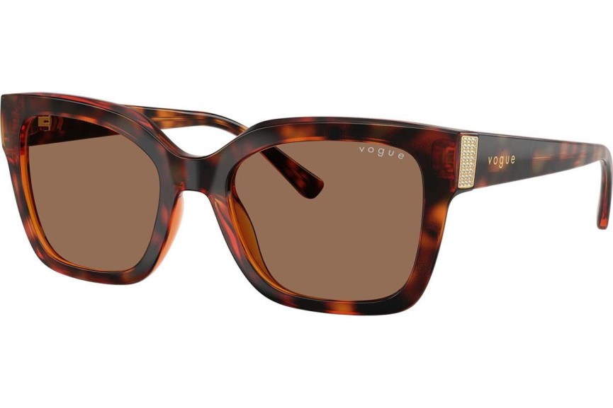 Okulary przeciwsłoneczne Vogue Eyewear VO5613SB W65673 Kocie oczy Havana