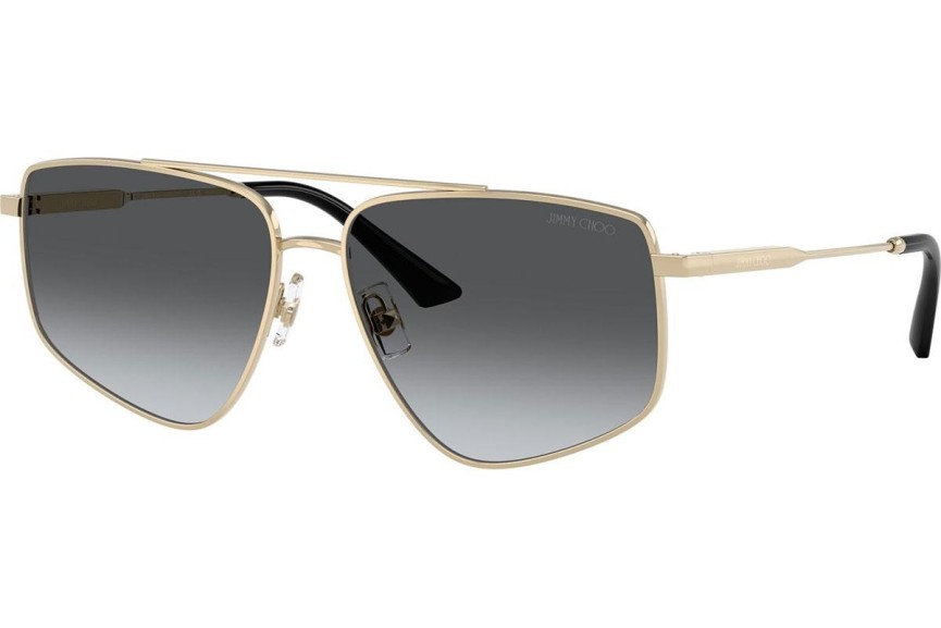 Слънчеви очила Jimmy Choo JC4011 3006T3 Polarized Пилотни Златна