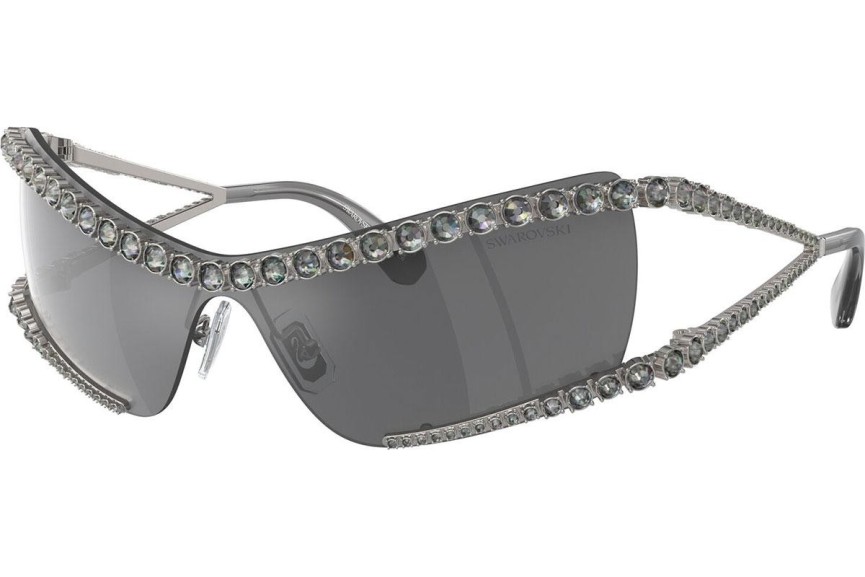 Слънчеви очила Swarovski SK7022 40096G Polarized Око на котка Сребърна