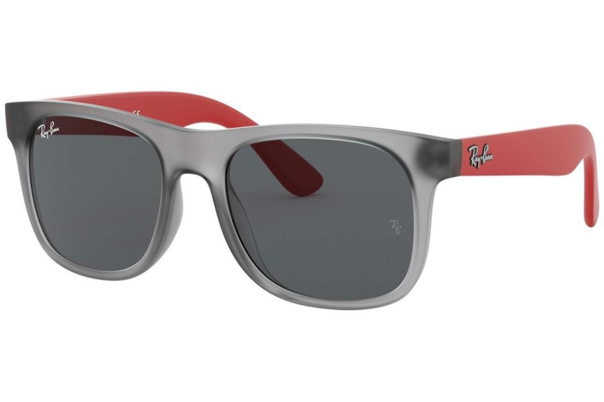 Okulary przeciwsłoneczne Ray-Ban Junior Junior Justin RJ9069S 705987 Kwadratowe Szare