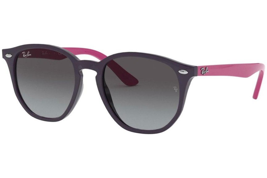 Okulary przeciwsłoneczne Ray-Ban Junior RJ9070S 70218G Okrągłe Fioletowe