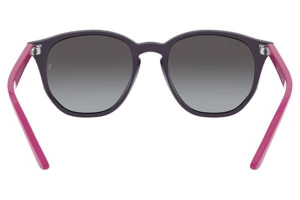 Okulary przeciwsłoneczne Ray-Ban Junior RJ9070S 70218G Okrągłe Fioletowe