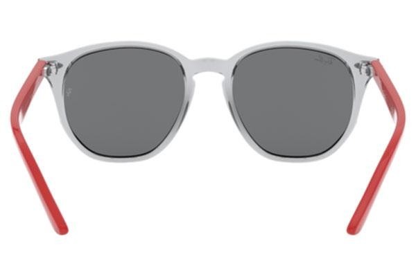 Okulary przeciwsłoneczne Ray-Ban Junior RJ9070S 70636G Okrągłe Szare