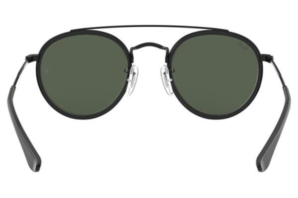 Okulary przeciwsłoneczne Ray-Ban Junior RJ9647S 201/71 Okrągłe Czarne