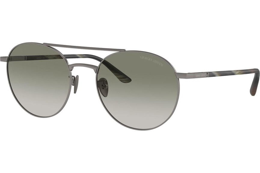 Слънчеви очила Giorgio Armani AR6156 30038E Пилотни Сива