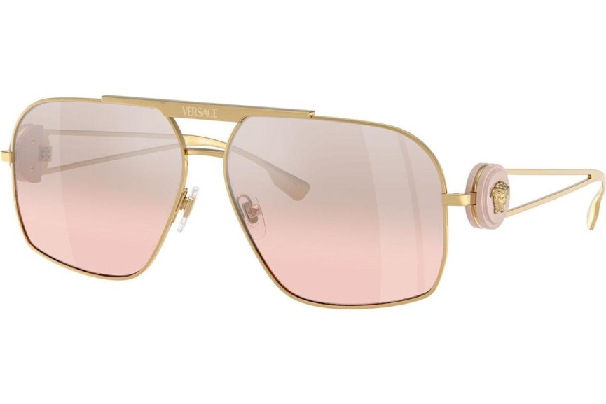 Okulary przeciwsłoneczne Versace VE2269 10027E Pilotki (Aviator) Złote