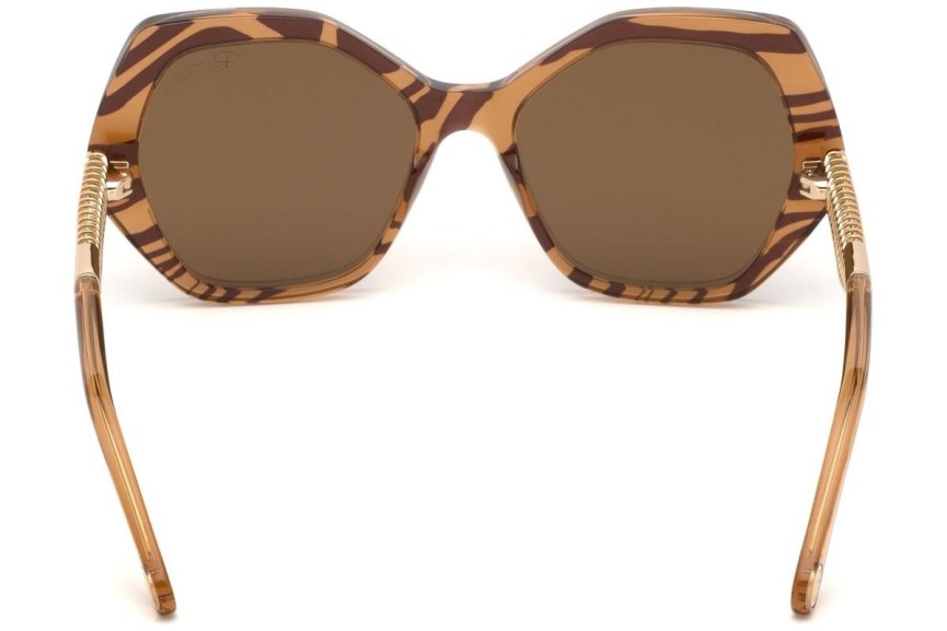 Okulary przeciwsłoneczne Roberto Cavalli RC1105 47E Nieregularny Brązowe