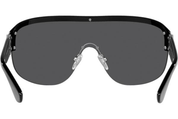 Okulary przeciwsłoneczne Ralph Lauren RL7070 900387 Pojedyncze | Shield Czarne