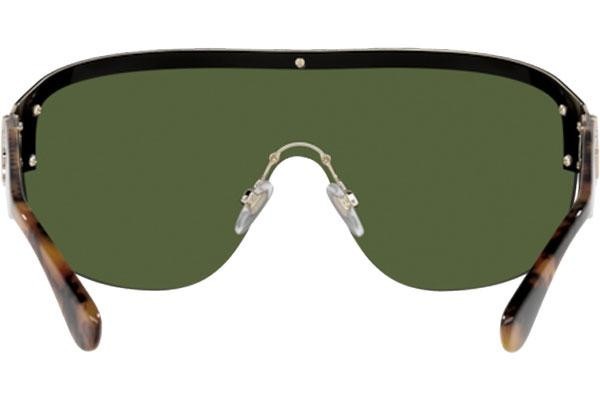 Okulary przeciwsłoneczne Ralph Lauren RL7070 911671 Pojedyncze | Shield Złote