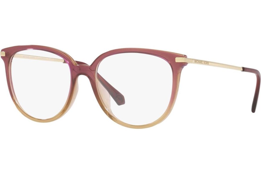 Okulary korekcyjne Michael Kors Westport MK4106U 3256 Okrągłe Brązowe