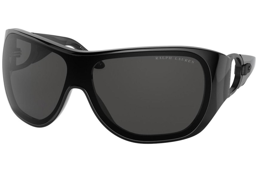 Okulary przeciwsłoneczne Ralph Lauren RL8189Q 500187 Pojedyncze | Shield Czarne