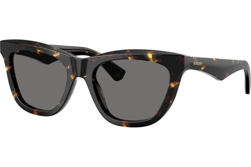 Okulary przeciwsłoneczne Burberry BE4435 410681 Polarized Kwadratowe Havana