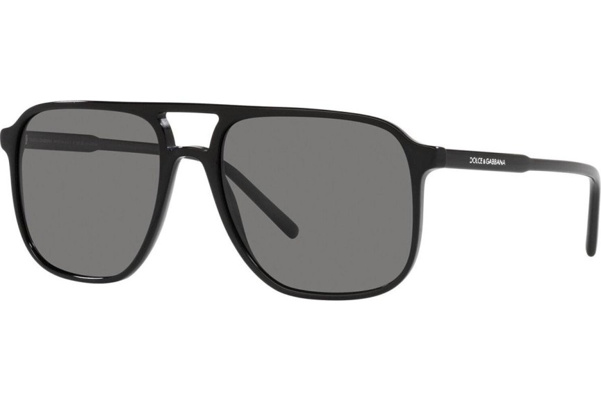 Слънчеви очила Dolce & Gabbana DG4423F 501/81 Polarized Квадратни Черна