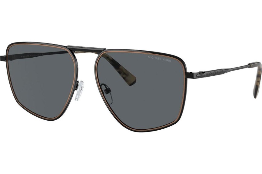 Okulary przeciwsłoneczne Michael Kors MK1153 100587 Kwadratowe Czarne