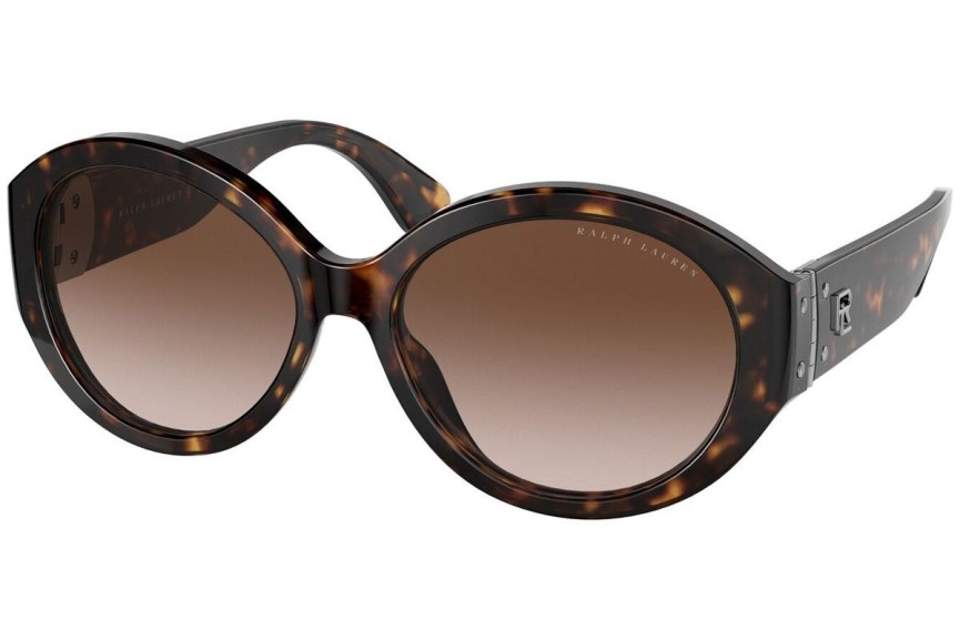 Okulary przeciwsłoneczne Ralph Lauren RL8191 500313 Okrągłe Havana