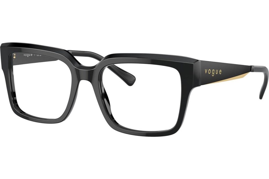 Okulary korekcyjne Vogue Eyewear VO5559 W44 Kwadratowe Czarne