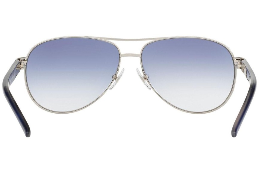 Okulary przeciwsłoneczne Ralph by Ralph Lauren RA4004 102/19 Pilotki (Aviator) Srebrne