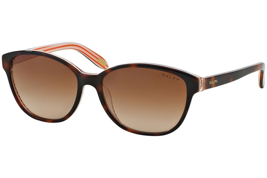 Okulary przeciwsłoneczne Ralph by Ralph Lauren RA5128 977/13 Kocie oczy Havana