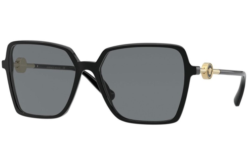 Ochelari de soare Versace VE4396 GB1/87 Pătrați Negri