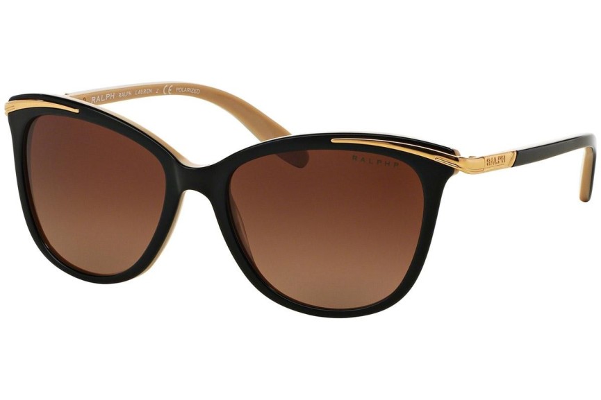 Napszemüvegek Ralph by Ralph Lauren RA5203 1090T5 Polarized Cat Eye Fekete