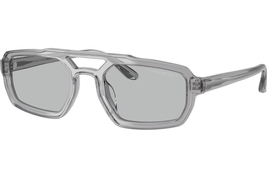 Слънчеви очила Emporio Armani EA4240U 620287 Правоъгълни Сива