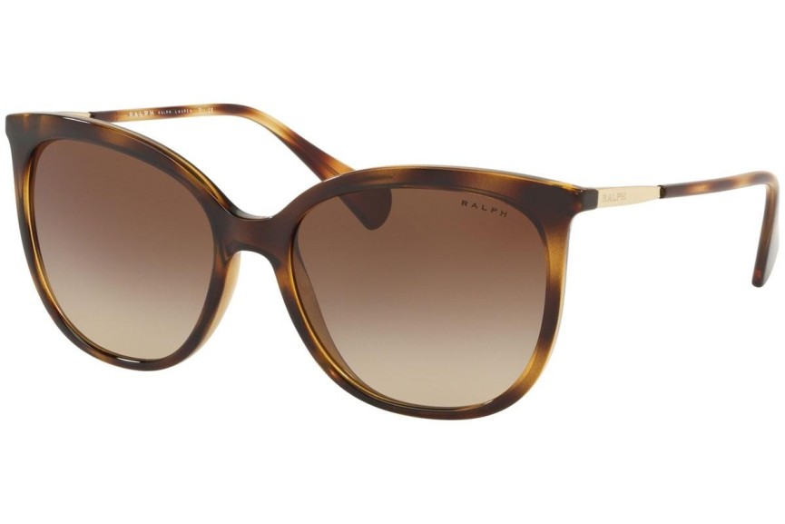 Okulary przeciwsłoneczne Ralph by Ralph Lauren RA5248 500313 Kocie oczy Havana