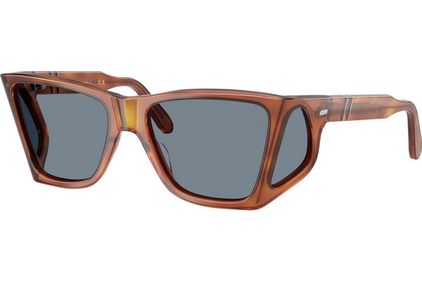 Okulary przeciwsłoneczne Persol PO0009 96/56 Kwadratowe Brązowe