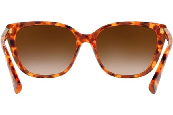 Okulary przeciwsłoneczne Ralph by Ralph Lauren RA5274 588574 Kocie oczy Havana