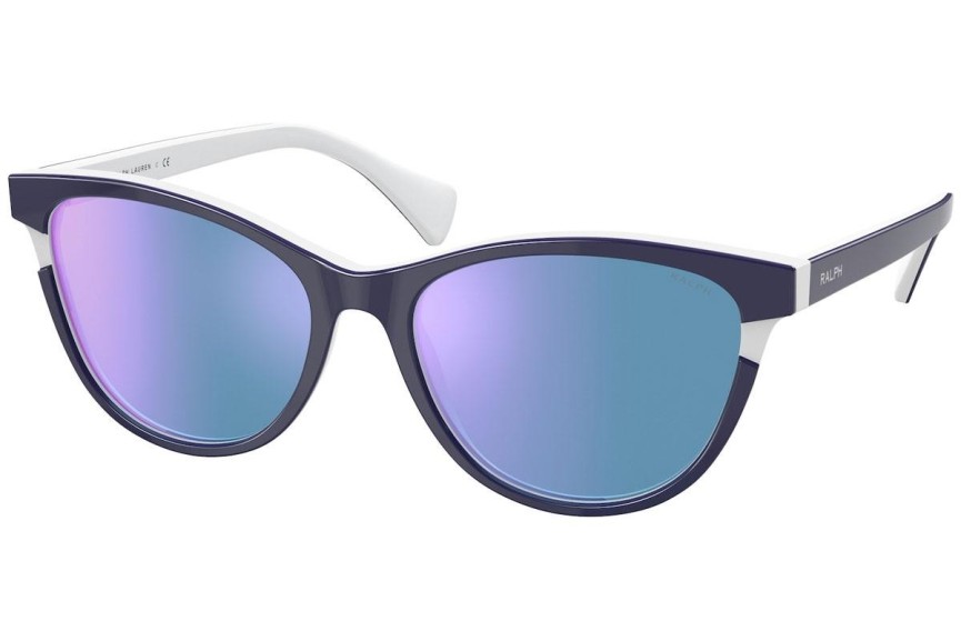 Okulary przeciwsłoneczne Ralph by Ralph Lauren RA5275 59191N Kocie oczy Niebieskie