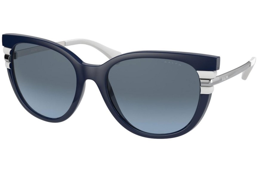 Okulary przeciwsłoneczne Ralph by Ralph Lauren RA5276 5593V1 Kocie oczy Niebieskie