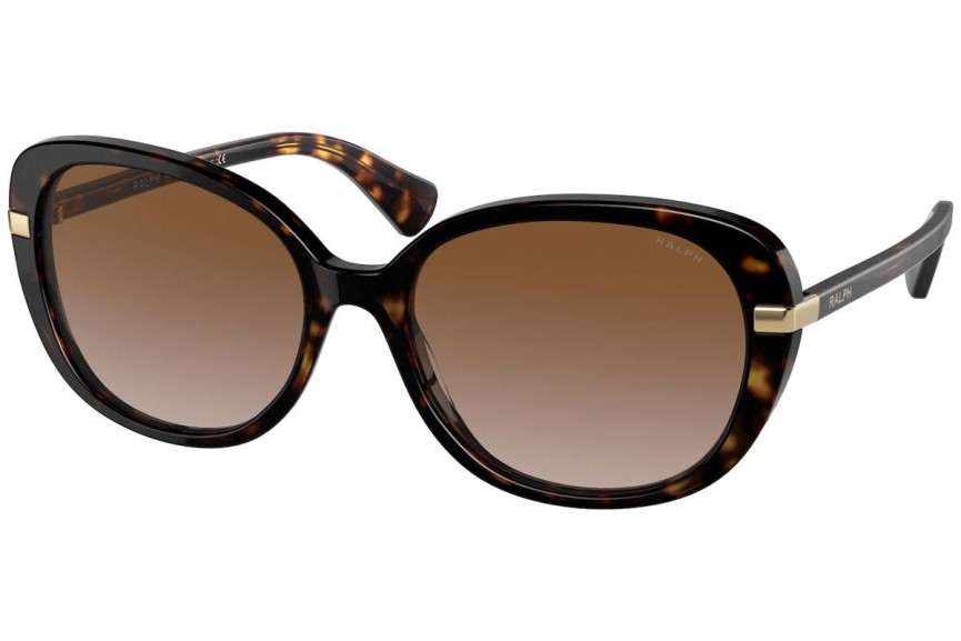 Okulary przeciwsłoneczne Ralph by Ralph Lauren RA5277 500313 Kocie oczy Havana