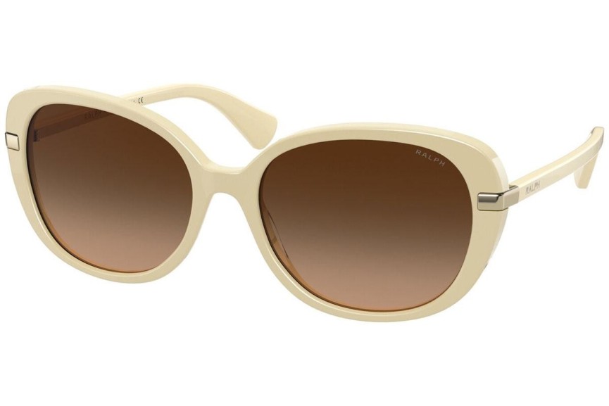 Okulary przeciwsłoneczne Ralph by Ralph Lauren RA5277 559874 Kocie oczy Beżowe