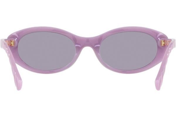 Okulary przeciwsłoneczne Ralph by Ralph Lauren RA5278 59461A Owalne Fioletowe