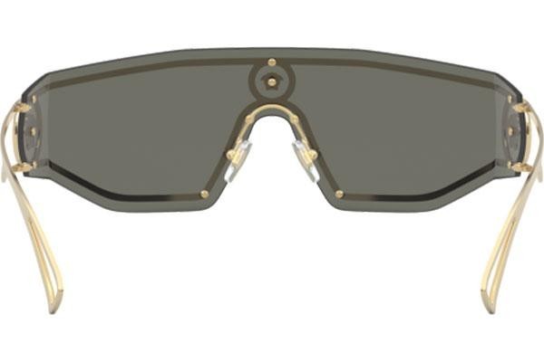 Okulary przeciwsłoneczne Versace Medusa Shield VE2226 10027P Pojedyncze | Shield Złote