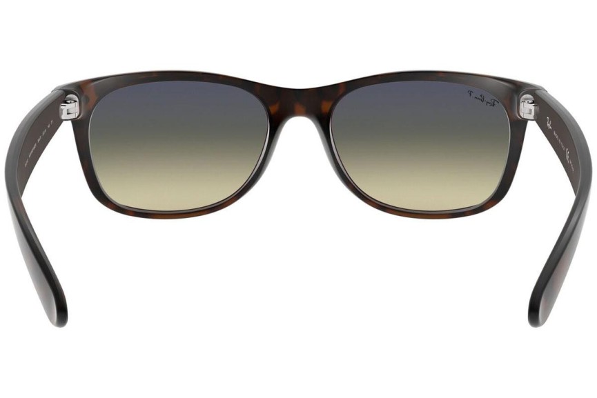 Okulary przeciwsłoneczne Ray-Ban New Wayfarer Classic RB2132 894/76 Polarized Kwadratowe Havana