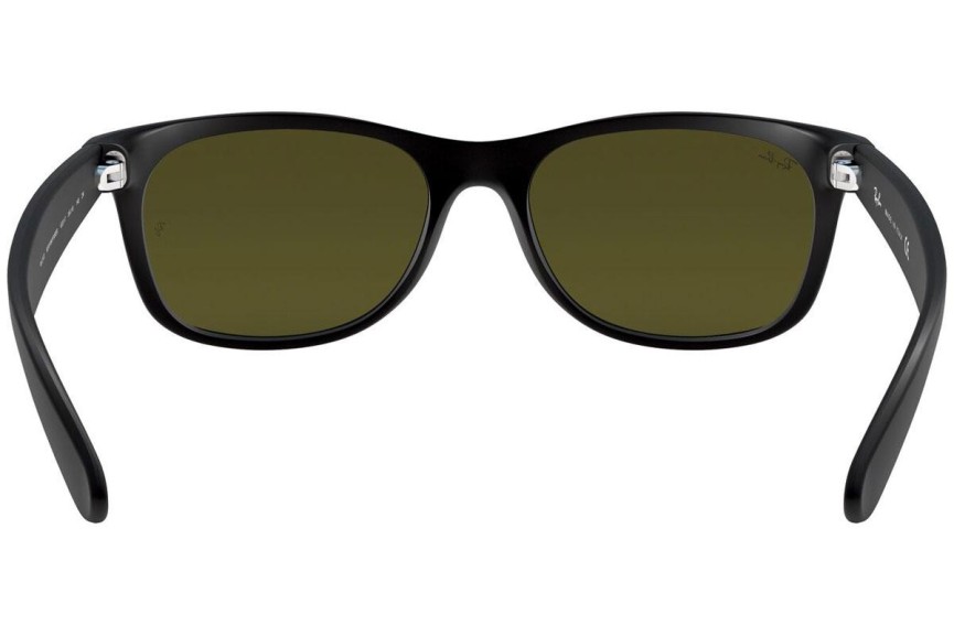 Ochelari de soare Ray-Ban New Wayfarer Flash RB2132 622/17 Pătrați Negri