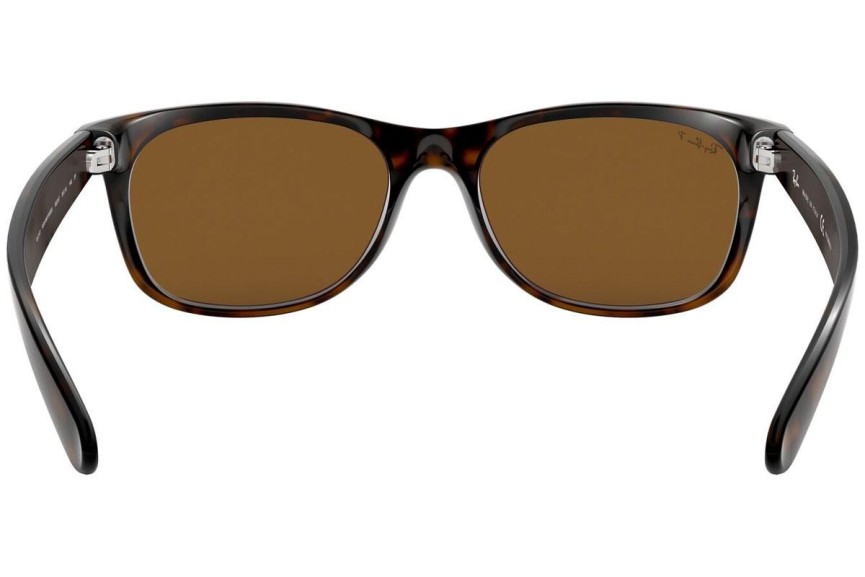 Ochelari de soare Ray-Ban New Wayfarer RB2132 902/57 Polarized Pătrați Havana