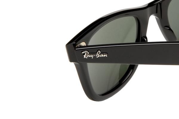 Aurinkolasit Ray-Ban Wayfarer Classic RB2140 901 Kulmikkaat Musta