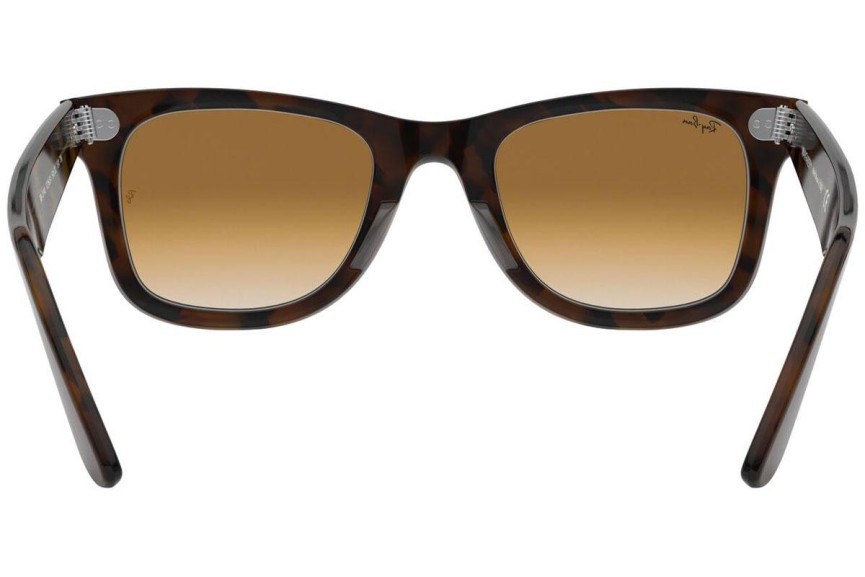 Okulary przeciwsłoneczne Ray-Ban Wayfarer Color Mix RB2140 127651 Kwadratowe Brązowe