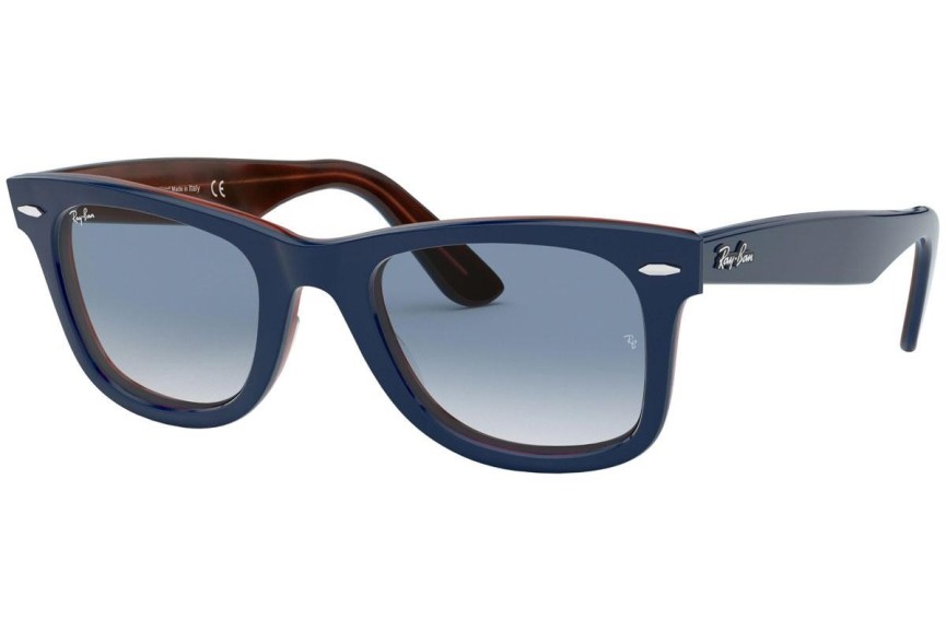 Okulary przeciwsłoneczne Ray-Ban Wayfarer Color Mix RB2140 12783F Kwadratowe Niebieskie