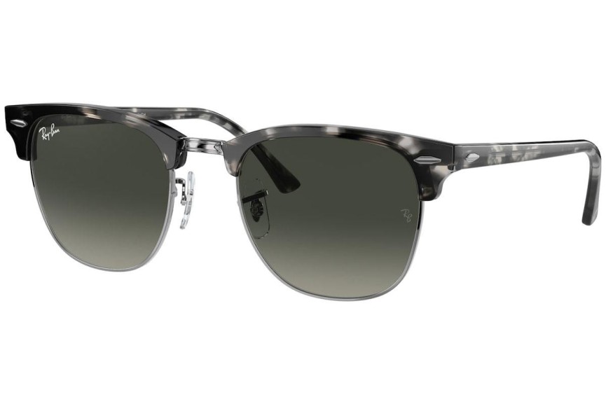 Okulary przeciwsłoneczne Ray-Ban Clubmaster RB3016 133671 Browline Szare