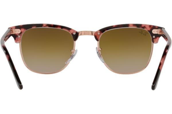 Okulary przeciwsłoneczne Ray-Ban Clubmaster RB3016 133751 Browline Havana