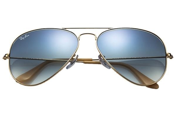 Sunčane naočale Ray-Ban Aviator Gradient RB3025 001/3F Pilotski Zlatni