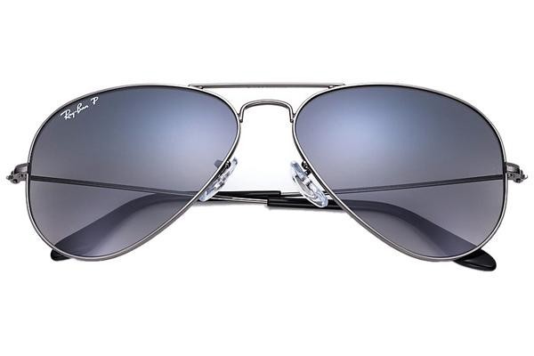 Napszemüvegek Ray-Ban Aviator Gradient RB3025 004/78 Polarized Pilota Ezüst