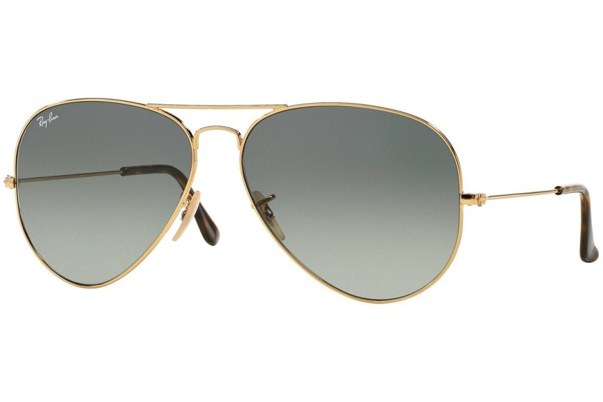 Okulary przeciwsłoneczne Ray-Ban Aviator Havana Collection RB3025 181/71 Pilotki (Aviator) Złote