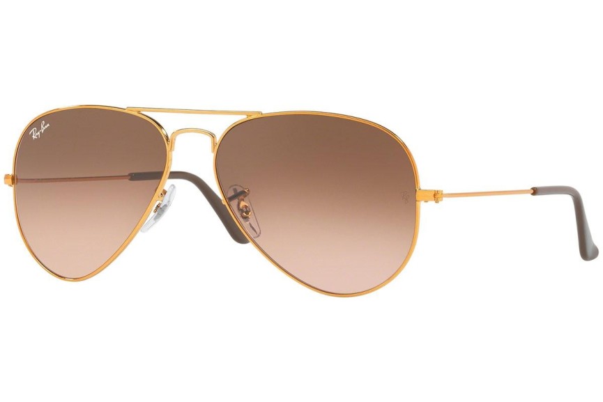 Okulary przeciwsłoneczne Ray-Ban Aviator Gradient RB3025 9001A5 Pilotki (Aviator) Złote