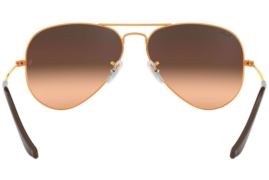 Okulary przeciwsłoneczne Ray-Ban Aviator Gradient RB3025 9001A5 Pilotki (Aviator) Złote