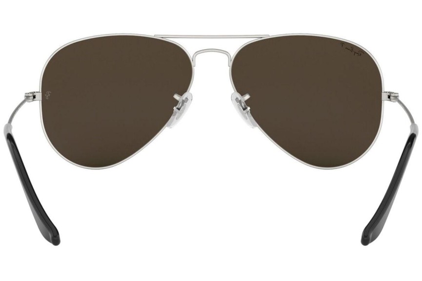 Napszemüvegek Ray-Ban Aviator RB3025 019/W3 Polarized Pilota Ezüst