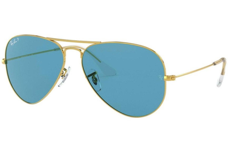 Ochelari de soare Ray-Ban Aviator RB3025 9196S2 Polarized Pilot Aurii